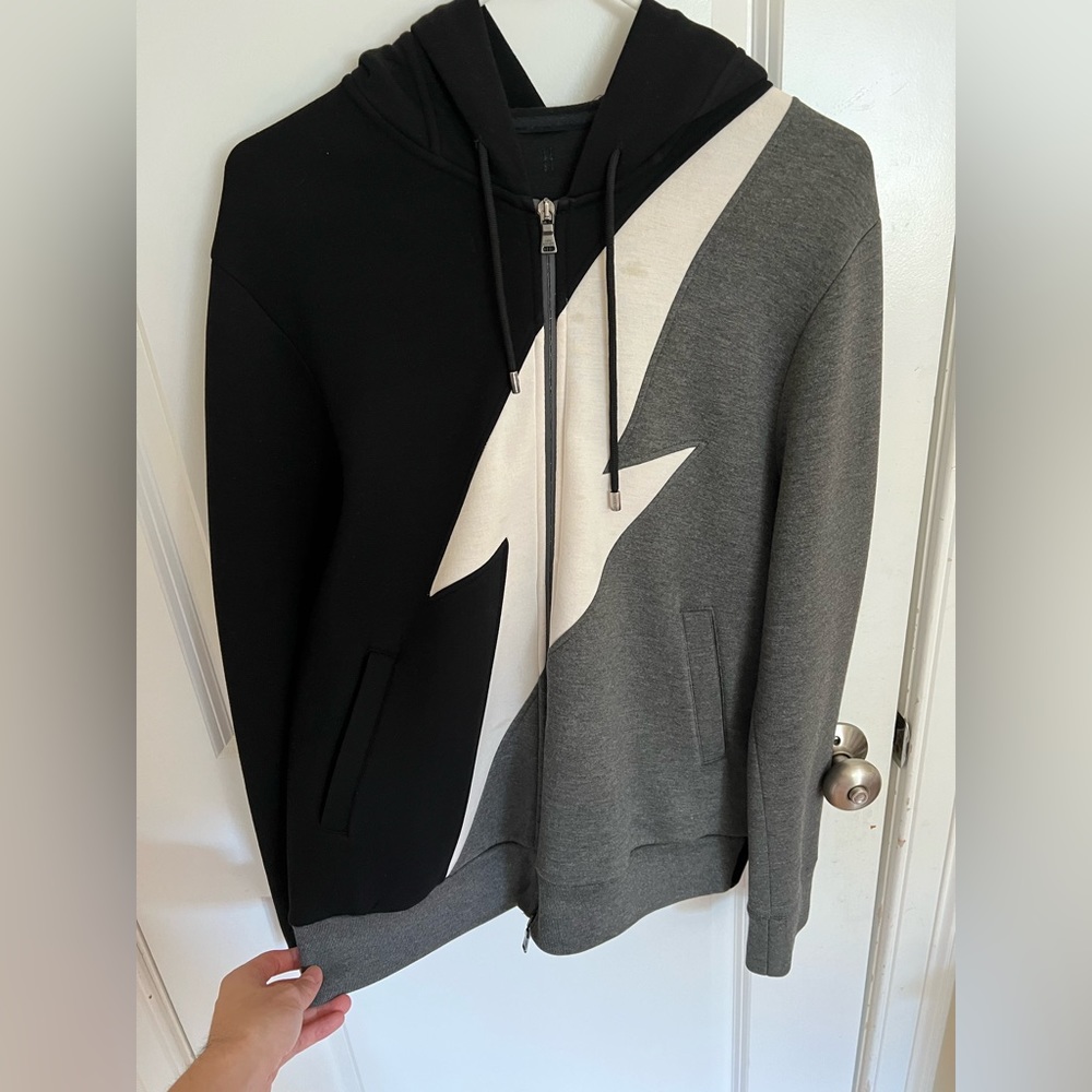Neil barrett lighting hoodie size M